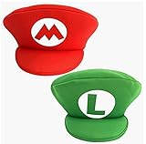 simyron Mütze + Luigi Mütze rot und grün perfekt für...