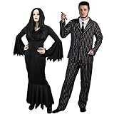 I LOVE FANCY DRESS LTD Halloween Gothic Paar KOSTÜM MR+MRS Film...