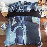 AMCYT Bettwäsche 200x200,Einzelbett 140X210 Bettwäsche Set 3D Druck...