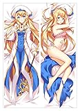 ZJZHOME Goblin Slayer Priestess Peach Skin Kissenbezüge...