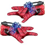 2 Set Kids Spider Hero Handschuhe, Super Spider Launcher , 2 Launcher...