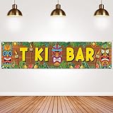 Tiki Bar Hawaii Party Deko Banner - Aloha Hintergrund Banner für...