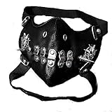 VIGVAN Männer Frauen Steampunk Retro Gothic Leder Maske Halloween...