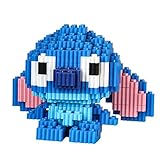 wopin Stitch Nano Building Blocks, Blue Anime Model Micro Blocks 3D...