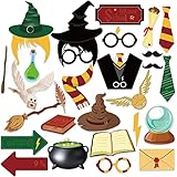 Photo Booth Props 27 Stücke Magic Wizard Photo Booth Requisiten Kit...