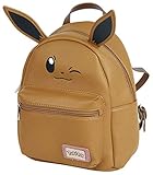 DIFUZED Sac à DOS Pokemon Evoli Premium Kinder-Rucksack, 41 cm, Braun...