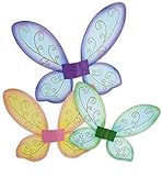 KarnevalsTeufel Elfenflügel, Feenflügel, Schmetterlingsflügel in 3...