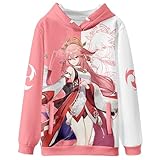Game Genshin Impact Cosplay Yae Miko Hoodie, 2022 Unisex 3D Printing...