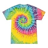 Colortone - Unisex Batik T-Shirt 'Swirl' / Saturn, XXL