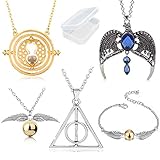 PPX 5 Stück Sanduhr Halskette 360 Grad/New Diadem Tiara...