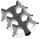 Toyvian Filztier für Kinder- 3PCS Wolf Tiere Fühlten Halb...