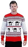 Star Wars AT-AT Reindeer Ugly Christmas Sweater (Adult XXX-Large)