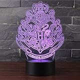 Ray-Velocity 3D Optische Illusions-Lampen LED 7 Farben Touch-Schalter...