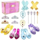 Tacobear Prinzessin Kostüm Zubehör Prinzessin Schuhe Mädchen mit...