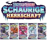 ★ Pokémon Schwert und Schild Schaurige Herrschaft- (5X Booster) -...