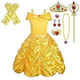 Lito Angels Prinzessin Belle Kostüm Kleid mit Zubehör für Kinder...