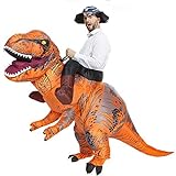 Aufblasbares T-rex Ride-On Kostüm für Erwachsene Blow Up Dinosaurier...