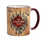 Elbenwald Harry Potter Tasse Karte des Rumtreibers Rundumdruck Keramik...