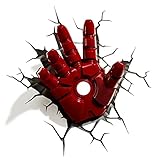 3D Light FX 816733840598 Marvel Iron Man 3D-Nachtlicht, Design: Hand,...
