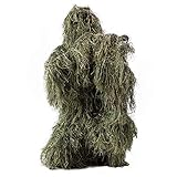 VADOOLL Ghillie Anzug Camo Woodland Camouflage Waldjagd 4-teilig +...
