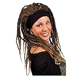 WOOOOZY NEU Perücke Damen Emily mit Stirnband, braun - mit Haarnetz
