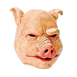 Rubie s BM370 – Maske Schwein Latex, Einheitsgröße