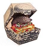 Rainbow Socks - Damen Herren Lustige Vegan Hamburger Socken Box - 2...