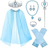 Tacobear Prinzessin Umhang Kinder Frozen Prinzessin Kostüm Mädchen...