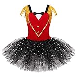 Freebily Kinder Mädchen Kostüm Zirkus Outfits Pailletten Kleid Tutu...