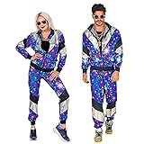 80'S DISCO SHELL SUIT (jacket, pants) - (M)