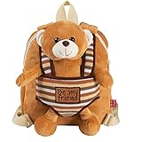 PERLETTI Kuscheltier Teddybär Rucksack Kleinkinder mit Plüsch...