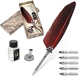 Kalligraphie Feder, Harry Potter Feder, Quill Feather, Handgemachte...