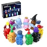 Millionspring 12 Figuren Among in us Spielzeug Bausteine,...