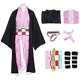 Formemory Nezuko Cosplay Kostüm Anzug Herren 8PCS Demon Slayer...