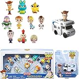 Toy Story 4 Figuren Bundle 10er-Pack + Woody mit Wohnwagen Minis Figur...