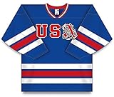 Amon Amarth - Männer USA Hockey Jersey, XX-Large, Blue