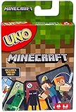 Mattel Games UNO Minecraft Edition - Kartenspiel mit Charakteren aus...