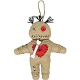 Voodoo Puppe aus Jute Priester Kostümzubehör Rache Ritual Magie...
