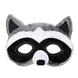 Widmann 03883 - Maske Waschbär, Augenmaske, Maske für Erwachsene,...