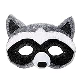 Widmann 03883 - Maske Waschbär, Augenmaske, Maske für Erwachsene,...