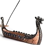JUEYEEK 8XKF, Drachenboot, Wikingerboot, Räucherstäbchenhalter,...