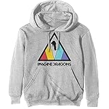 Imagine Dragons Kapuzenpullover Triangle Band Logo offiziell Off Weiß...