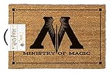 Harry Potter Fußmatte Ministry of Magic braun, aus Kokosfaser,...