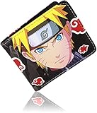 Roffatide Anime Geldbörsen für Naruto-Fans Akatsuki Rote Wolke...