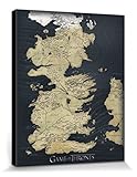 1art1 Game of Thrones Poster Landkarte Von Westeros, Die Sieben...
