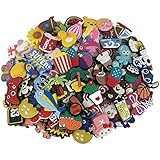 YUTOU 50 Stück PVC Schuh Charms Karikatur Schuhe Charms Schuhe Charme...