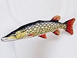 Kissen Fisch der Hecht Giant 110 cm Kuschelfische Kuscheltie...