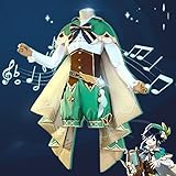 K-COON Venti Cosplay Outfit Set, Wolancy Damen Genshin Impact Venti...