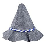 Schramm® 1 Stück Seppelhut blau-weiße Kordel Filzhut Bayern...