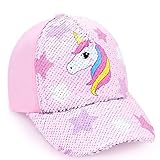 WAWSAM Einhorn Mädchen Baseballkappe Verstellbarer Kinder Snapback...